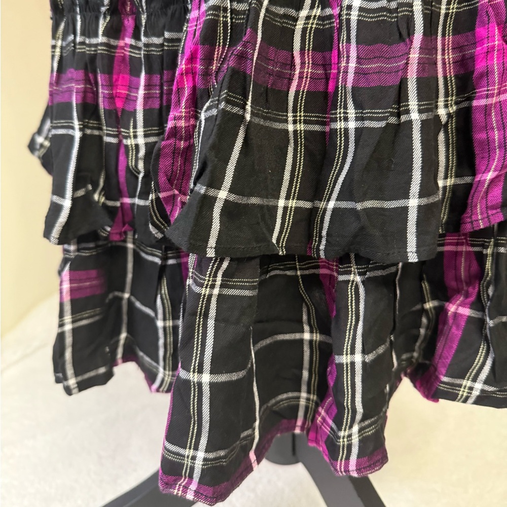 Bar III plaid mini dress - Picture 2 of 8